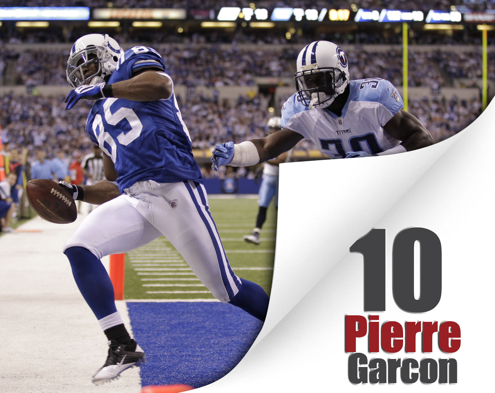 Touchdown catches by Peyton Manning's receivers